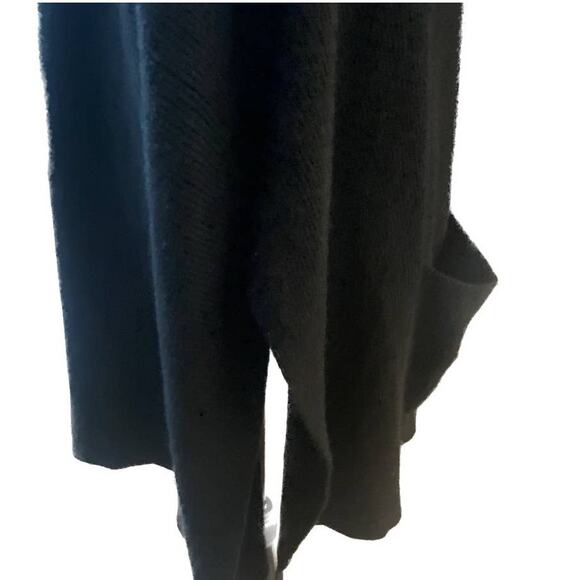 Michael Stars Shawl Collar Oversized Lagonlook Boxy Cardigan Women XS  Black - Picture 4 of 8